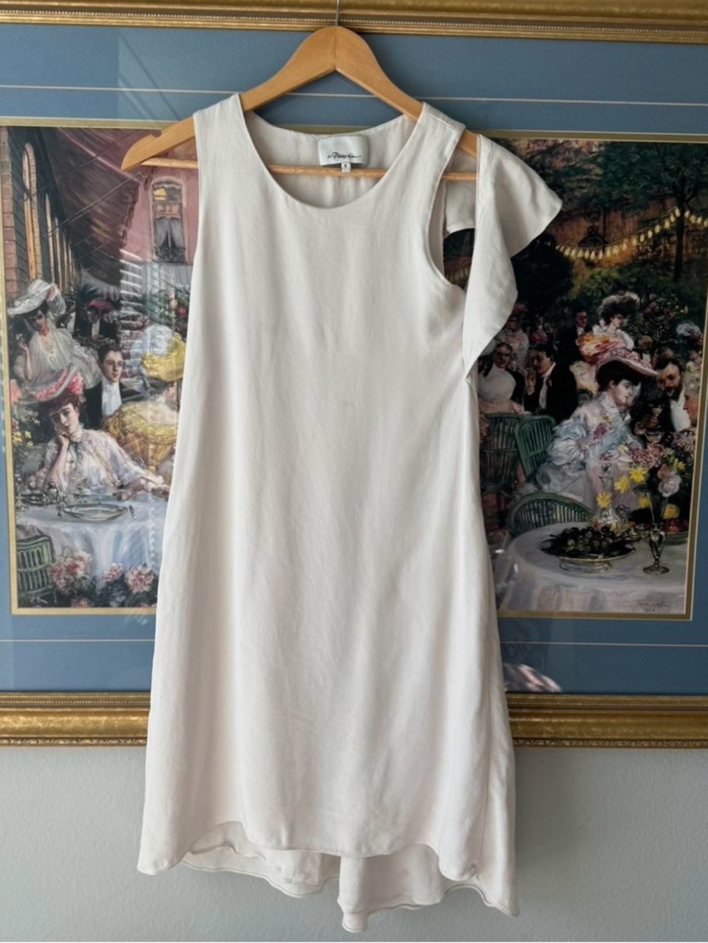 3.1 Phillip Lim White silk crepe Dress